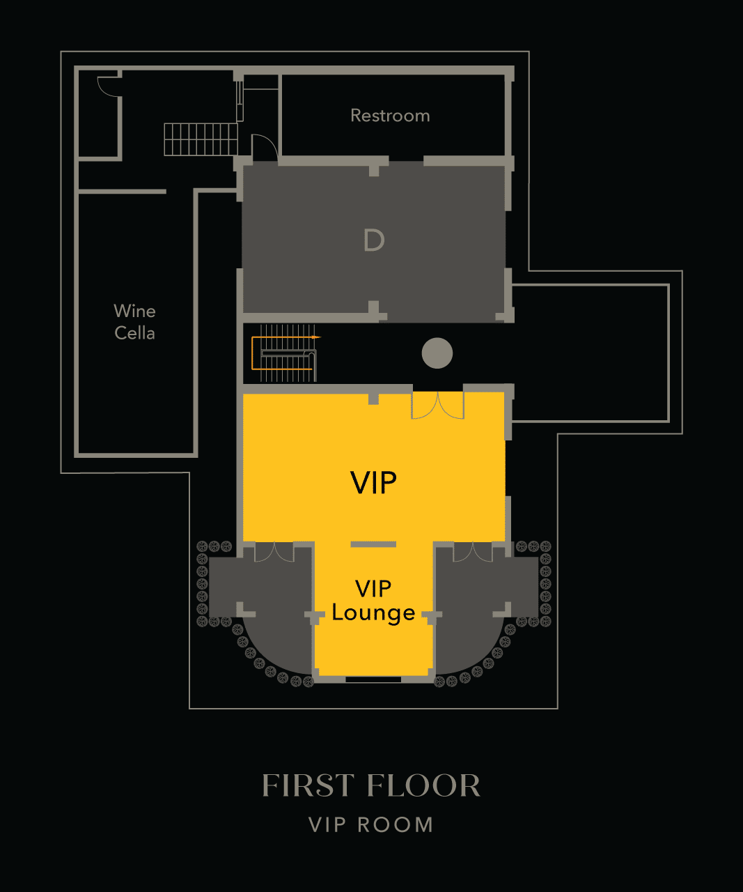 VIP Rooms - First Floor